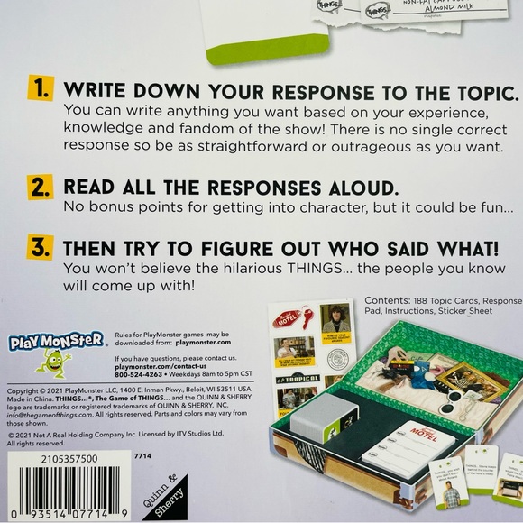 NWT Things… Schitt's Creek Edition Board Game - Picture 3 of 9